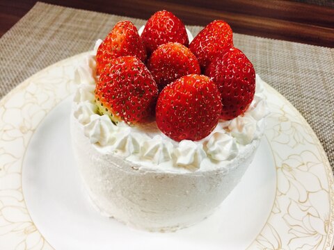 簡単！お家でいちごのショートケーキ